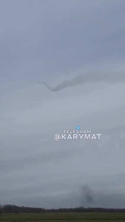 UA Strela-10 shoots down UAV
