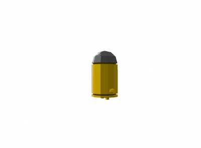 Because I saw someone post their Blockbench model here, I'm gonna post mine as well. Here's a Bullet