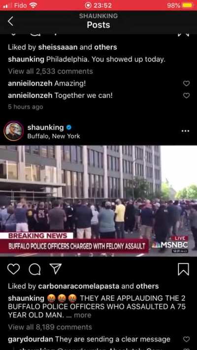 Clapping for assault