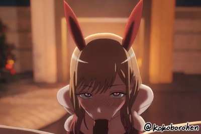 Receiving pleasure while she cosplays