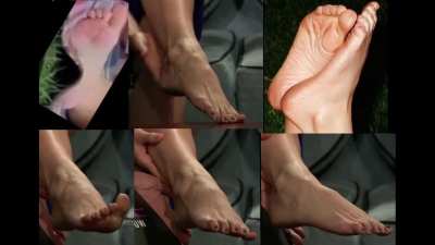 Alison saying she has "gorgeous feet"