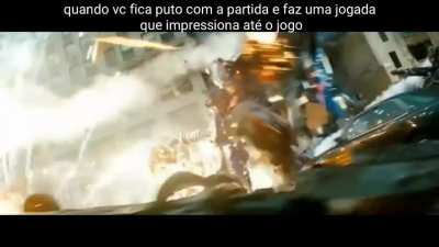 Quando voc&ecirc; fica puto com a partida e faz uma jogada que impressiona at&eacute; o pr&oacute;prio jogo