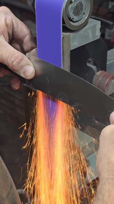 Activating the sandpaper grains.