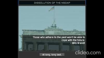 I present: Alternate dissolution of the NSDAP!