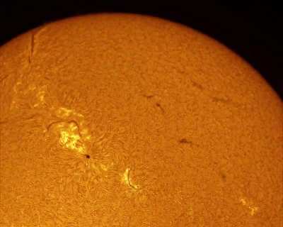 Animation of the Sun in H-Alpha 9July 2022