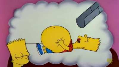 Homer gets a call from his stock broker