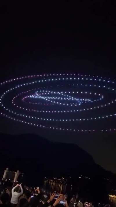 Bitcoin Drone Show over Lugano Switzerland