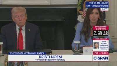 LOL: Noem says they arrested the "girlfriend" of one of the "founders of Antifa."