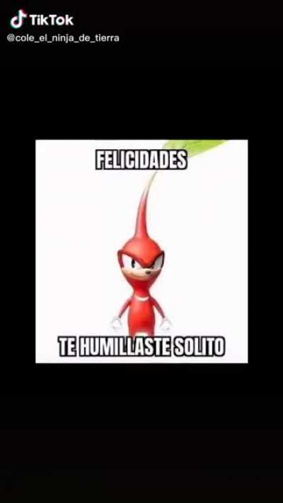 Te humillaste solito