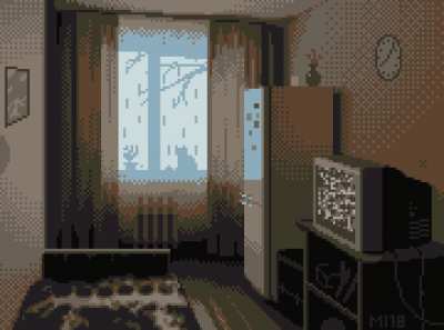The weather is bad today - by me
