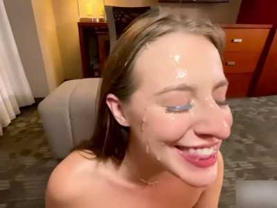 Hosed with cum