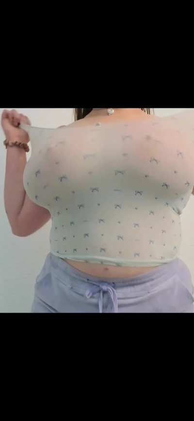 I hope you like busty little redheads in tight wet white tops