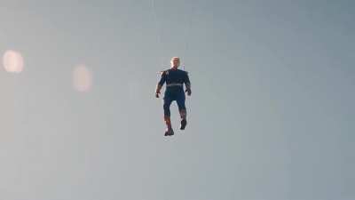 Someone regretting doing their own stunt