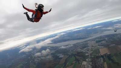 It's always special to jump from a helicopter