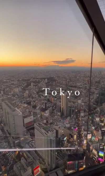 Escalator On The Top Of A Japanese Building