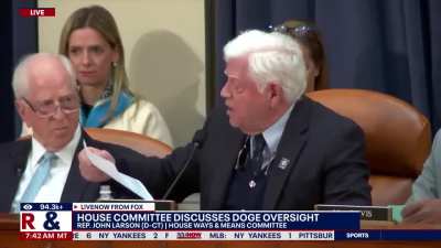 Rep. John Larson calls out Elon Musk on DOGE scam