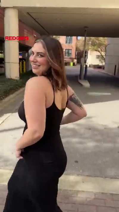 This dress doesn't hide much, and I'm not trying to
