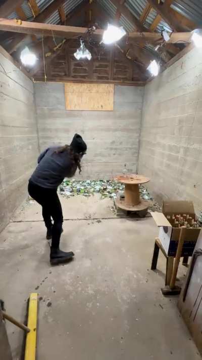 Women breaking shit