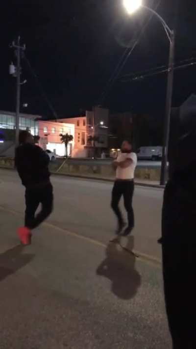 late night brawl