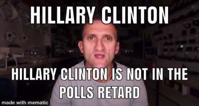 Guys I&rsquo;m voting hillary clit guys let&rsquo;s do this