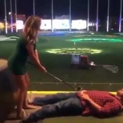 To hit the ball
