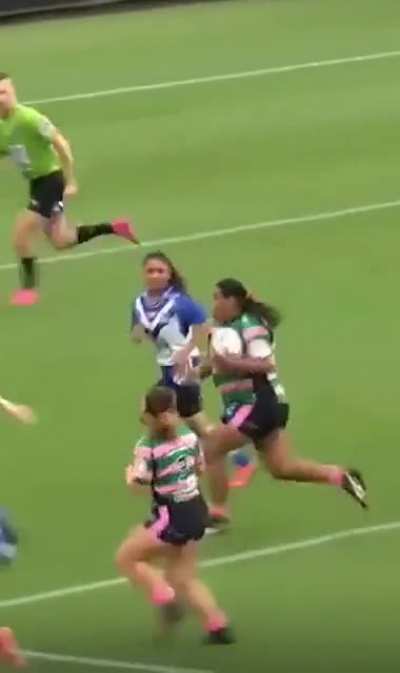 Yillara Widders plays rugby for the South Sidney Rabbitohs is an absolute unit