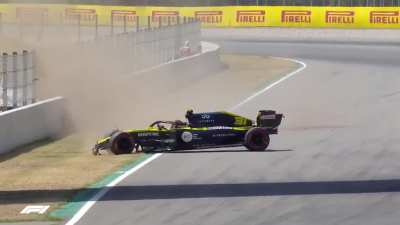 Magnussen &amp;amp; Ocon Incident (2020 Spanish GP FP3)