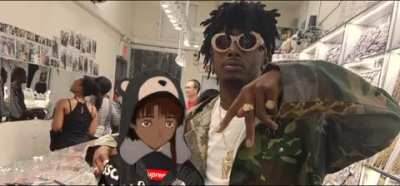 Lain chilling with Carti