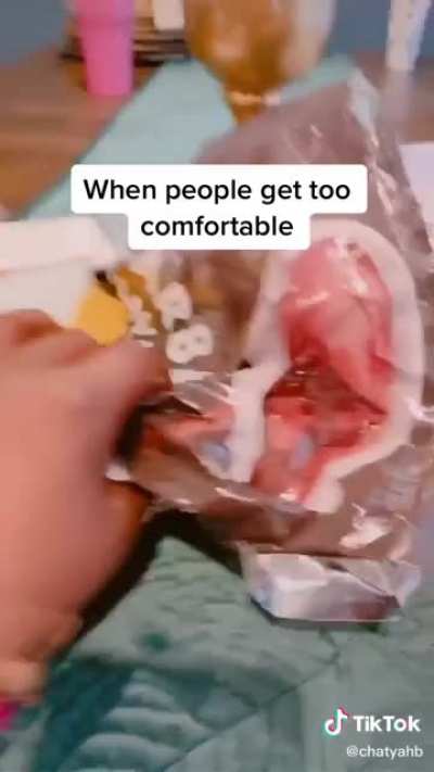 strangers getting comfortable