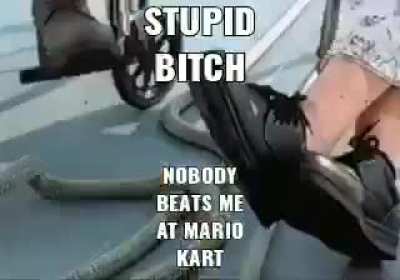 Stupid grandma bitch