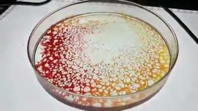 "This process uses 3 immiscible liquids"; but doesn't state much more.