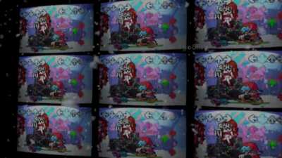 Friday Night Funkin but it's Christmas 1992 &amp;amp; the CRT TV demo display is on