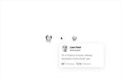 layoutId animations replace 90% of tooltip/popover positioning logic and nobody talks about it