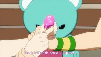 Trying new candy