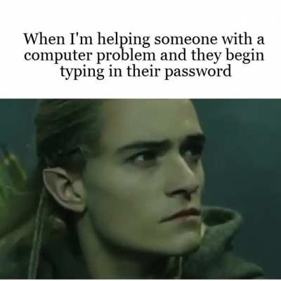 I love Legolas&rsquo; facial expressions.