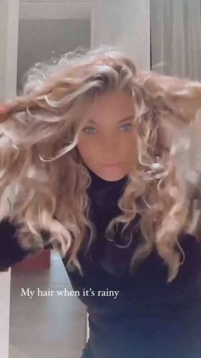 Hair when it's rainy