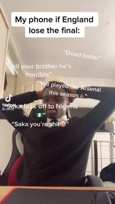 Bukayo Saka&rsquo;s brother posted this 3 days ago