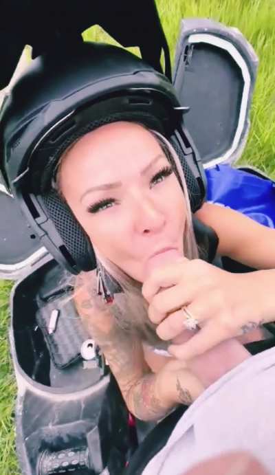 Fucking his cock down my throat