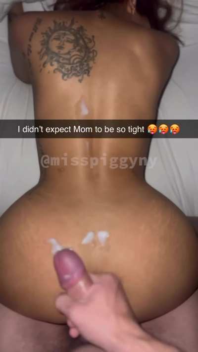 Mommy takes backshots