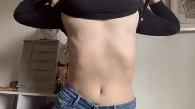 Busty chick revealing her boobies