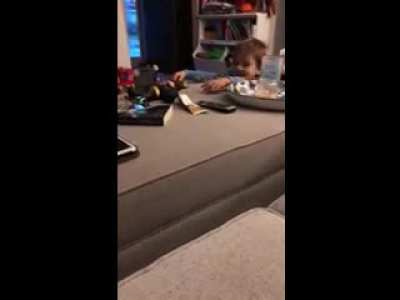 My friends kid singing 'Row Row Row Your Boat' but 2021 style.
