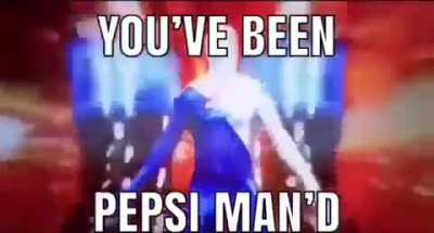 un grande Pepsi man