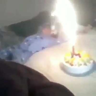 Fire boy he has a horn of fire