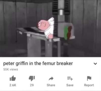 Peter Griffin in the Femur Breaker