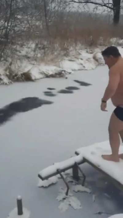 The dad who came in from the cold