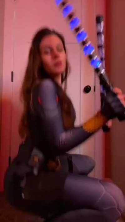 The batons are so cool! Lovin' the new Black Widow suit!