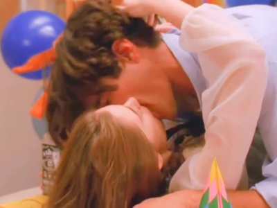 Mädchen Amick kissing scenes in Twin Peaks (1990)