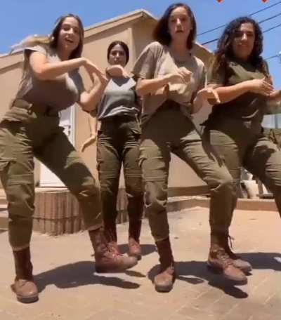 The far left girl.
