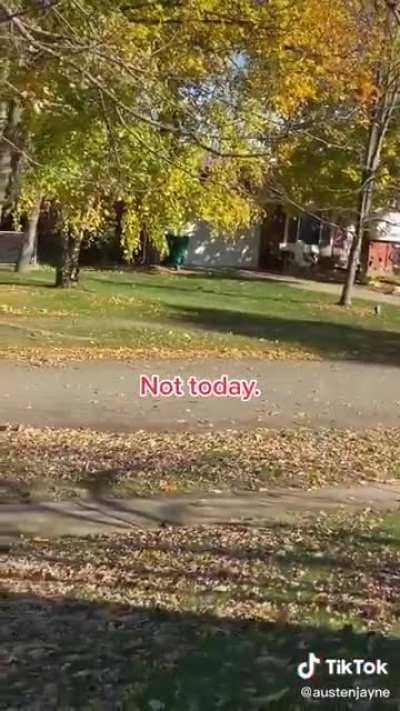Karen doesn’t like her neighbor’s yard sign