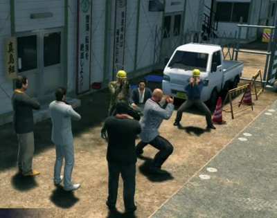 Majima Kensetsu moment